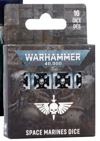 WARHAMMER 40000: SPACE MARINES DICE