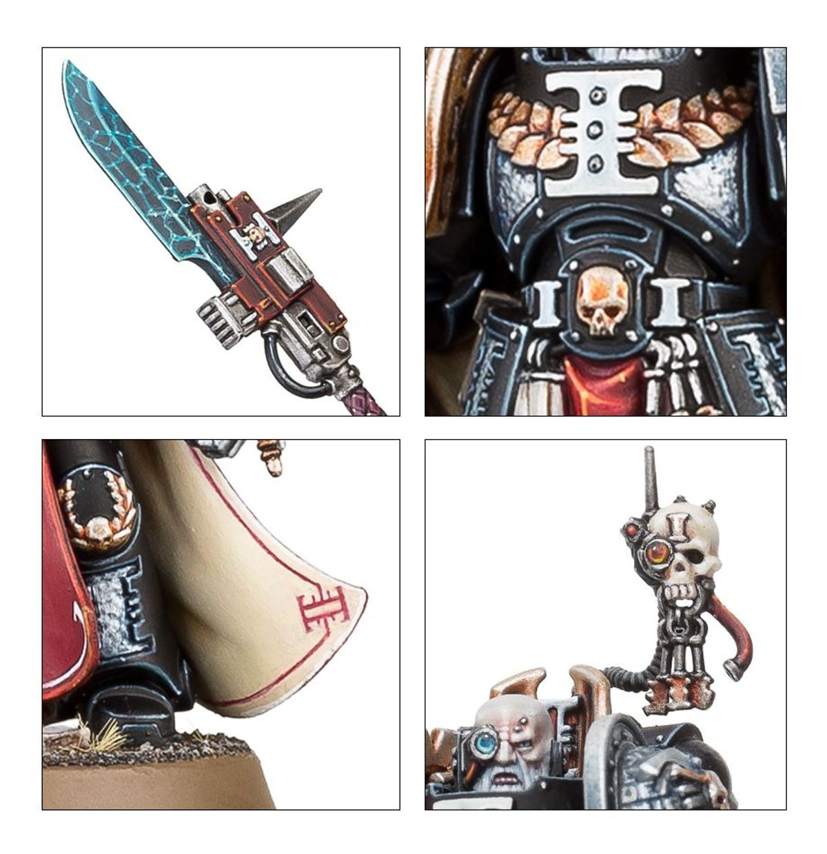 Señor Vigía de Deathwatch para Warhammer 40K - vista alternativa
