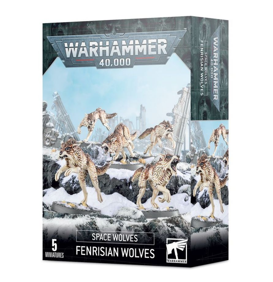 Caja de Lobos Fenrisianos de Space Wolves para Warhammer 40K