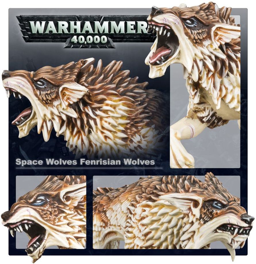 Detalles de los Lobos Fenrisianos de Space Wolves