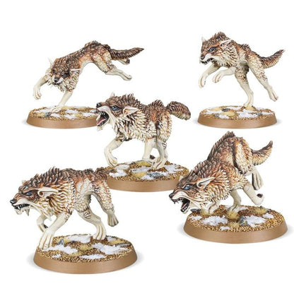 Lobos Fenrisianos de Space Wolves montados