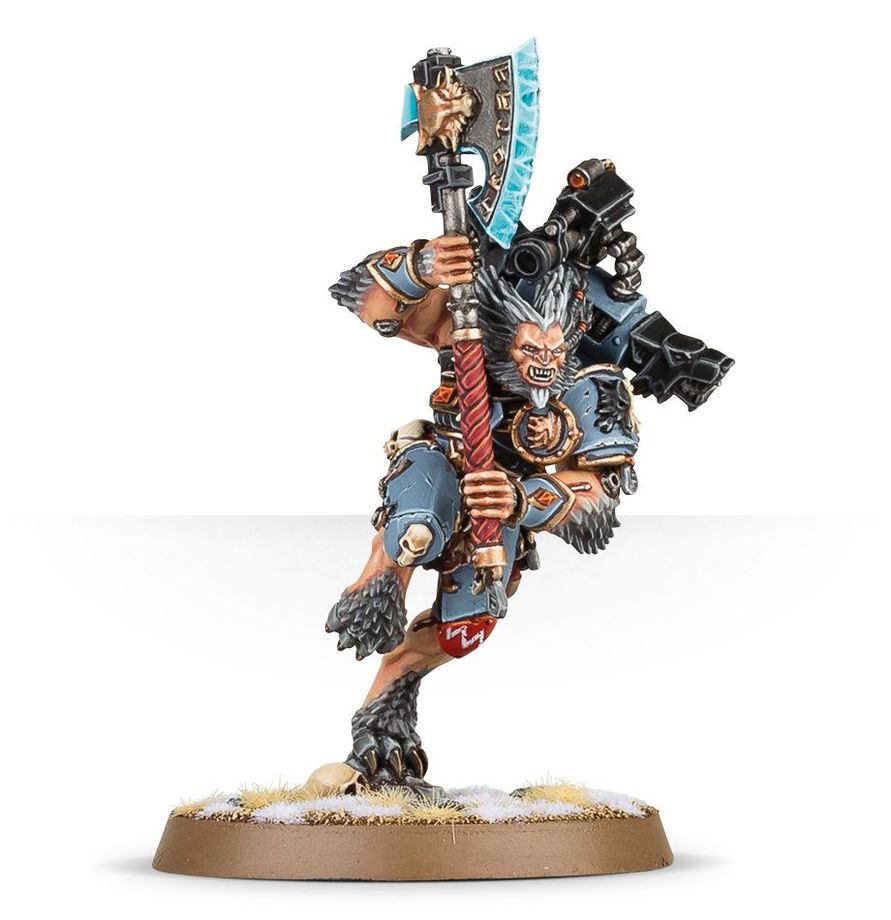 Detalles de los Wulfen de Space Wolves
