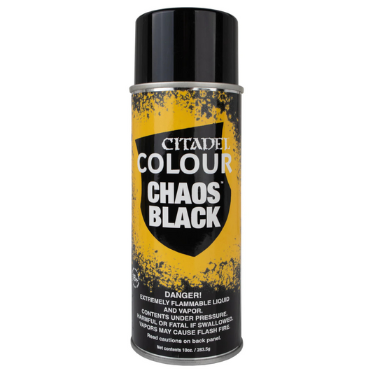 CHAOS BLACK SPRAY PAINT