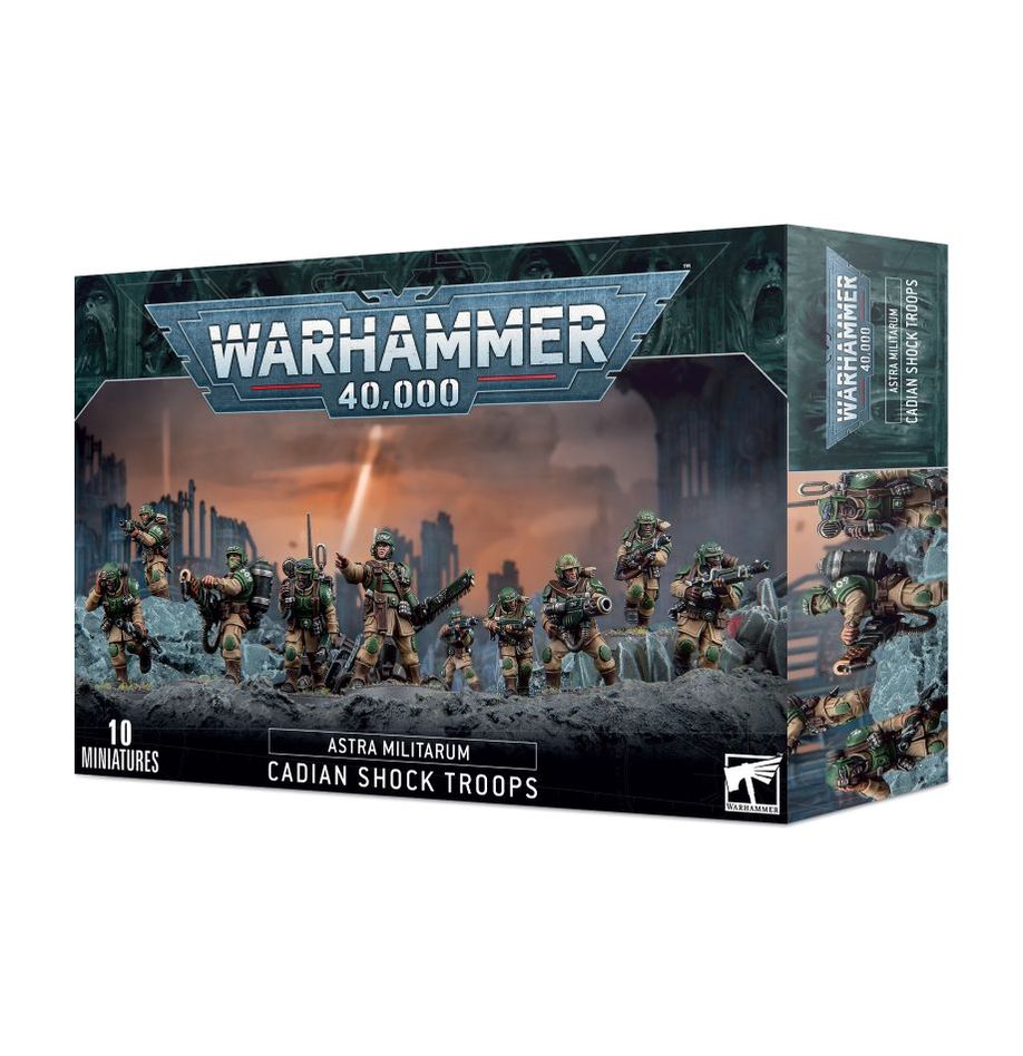 WARHAMMER 40K - ASTRA MILITARUM: TROPAS DE CHOQUE DE CADIA