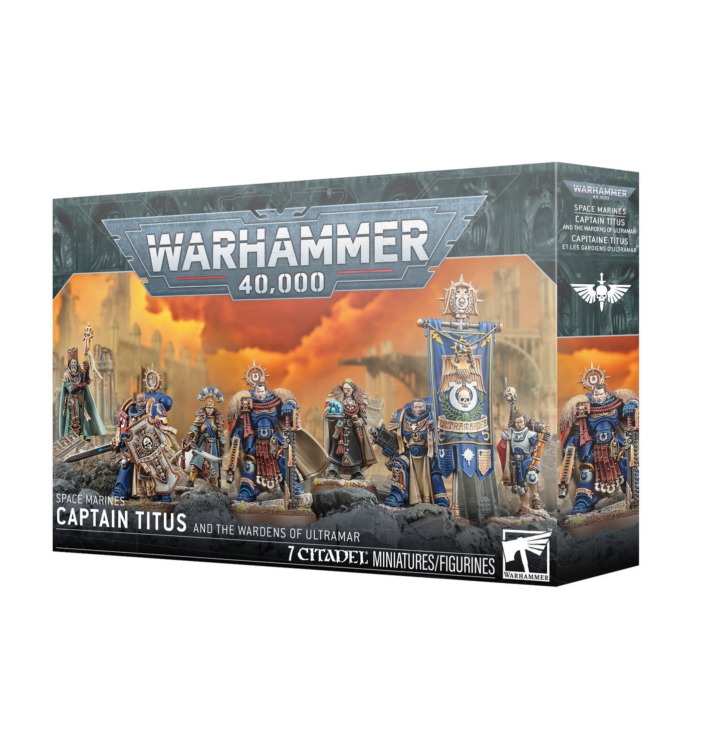 Caja de Capitán Titus y los Custodios de Ultramar para Warhammer 40K