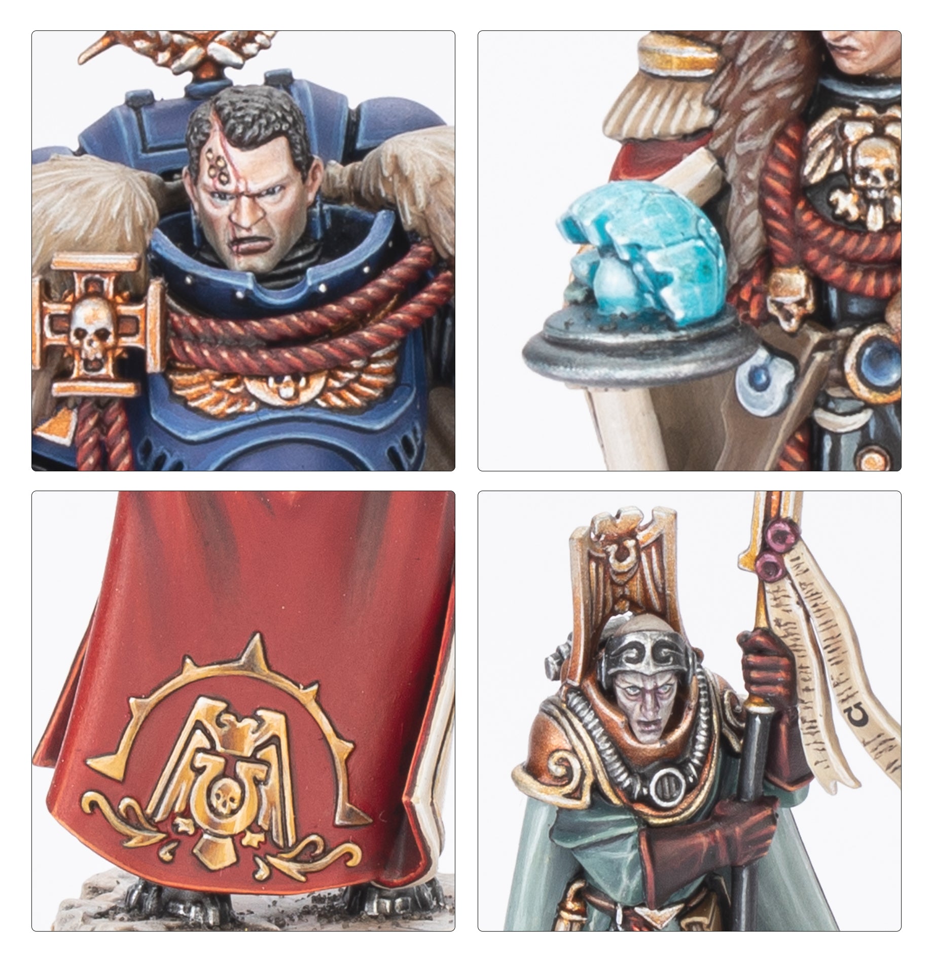 Detalle de Capitán Titus y los Custodios de Ultramar, Warhammer 40K
