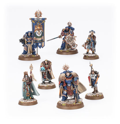Capitán Titus y las siete miniaturas de los Custodios de Ultramar