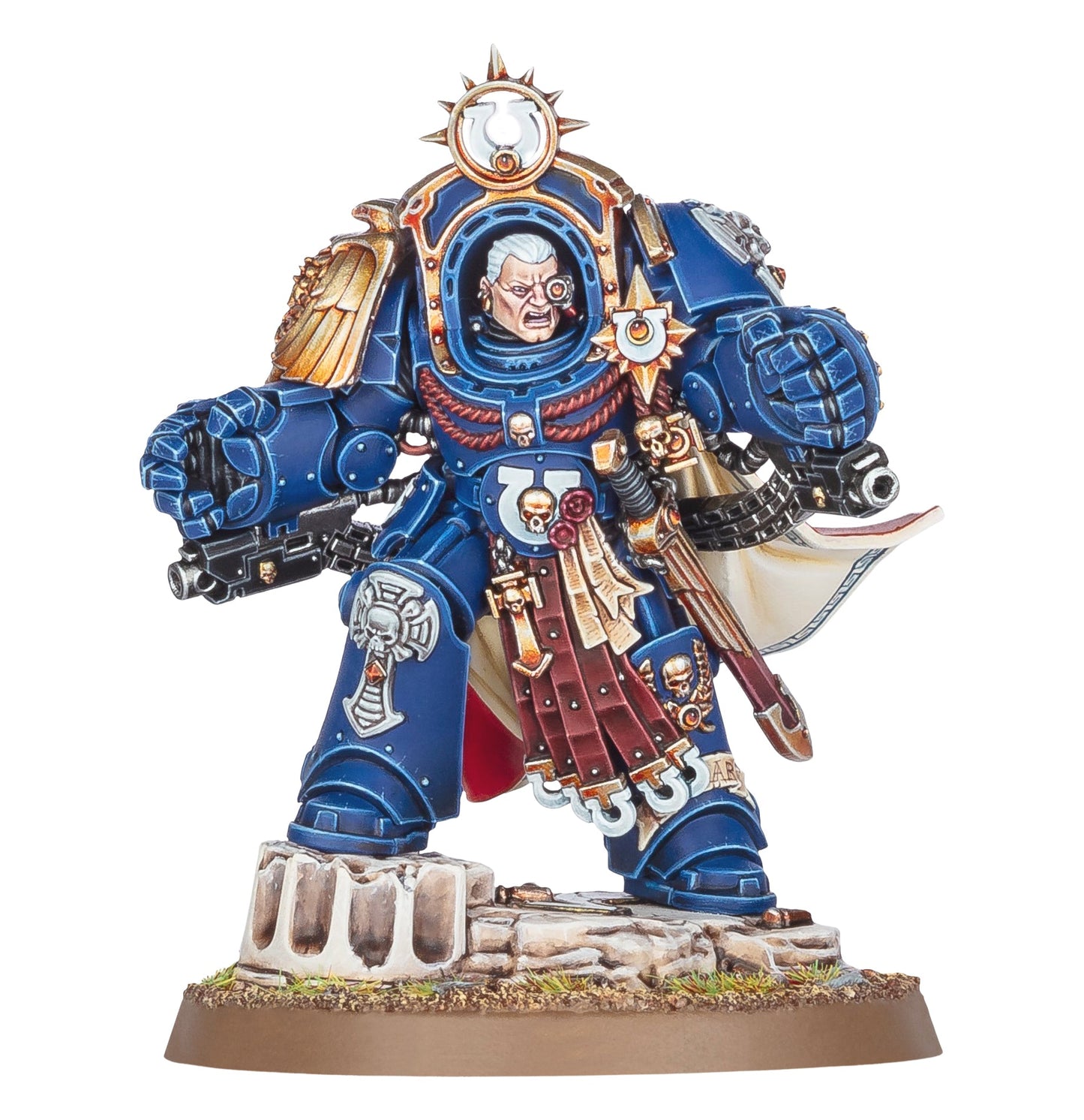 Miniatura de Marneus Calgar con Armadura de Antilochus