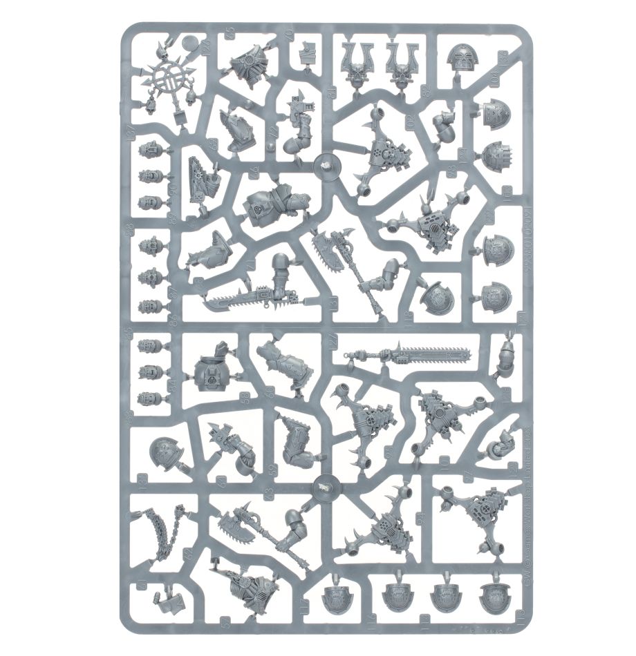 Primera matriz de Berserkers de Khorne para Warhammer 40K
