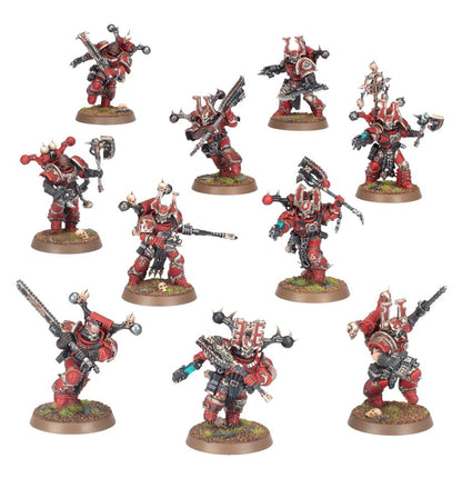 Diez Berserkers de Khorne para World Eaters de Warhammer 40K