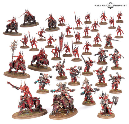 Miniaturas de la Fuerza de batalla Daemonizados de Khorne para Warhammer 40K