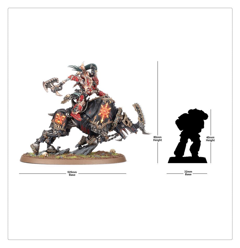Escala de Lord Invocatus para World Eaters de Warhammer 40K