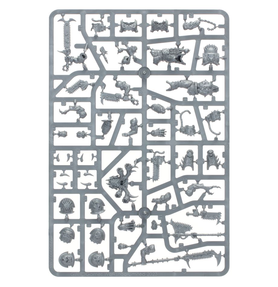 Segunda matriz de Octojurados Exaltados para Warhammer 40K