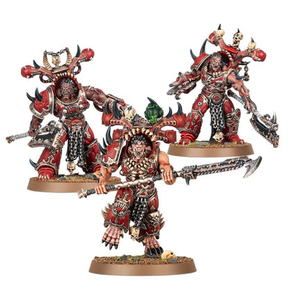 Tres Octojurados Exaltados para World Eaters de Warhammer 40K