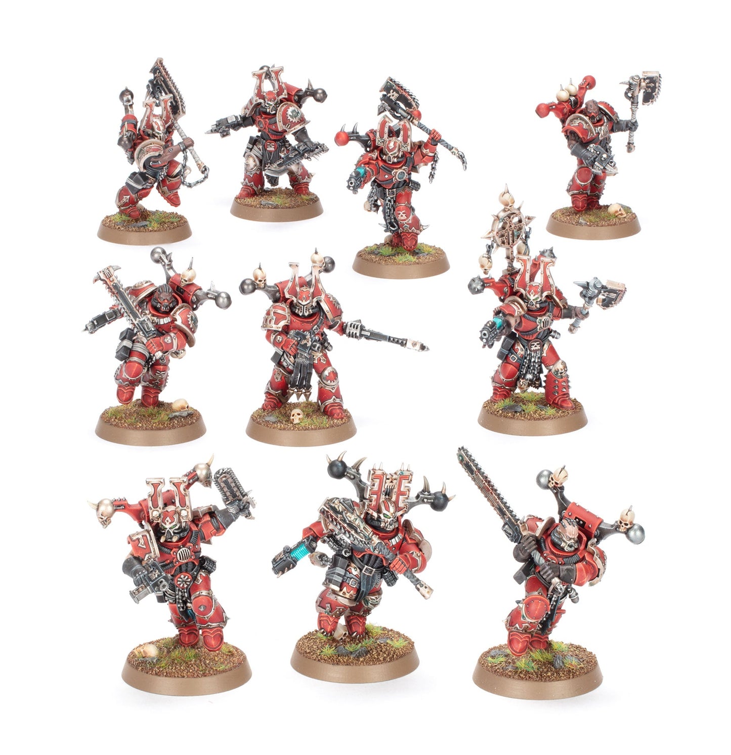 Berserkers de Khorne incluidos en la Patrulla World Eaters