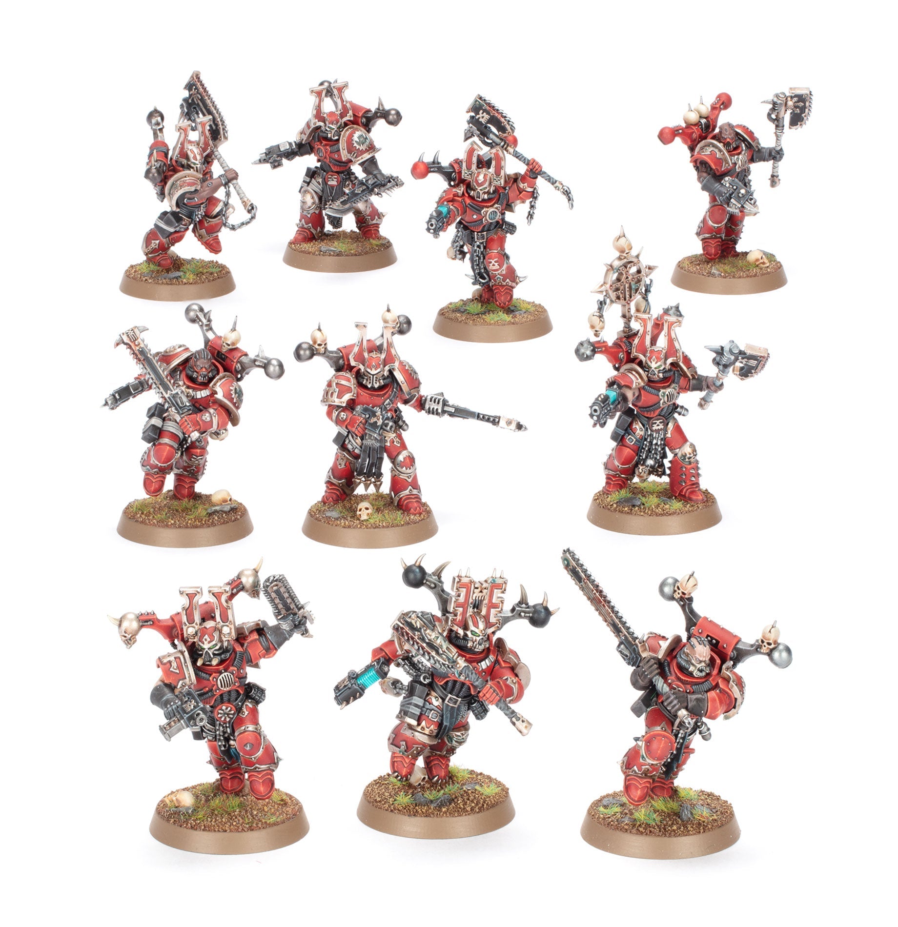 Berserkers de Khorne incluidos en la Patrulla World Eaters